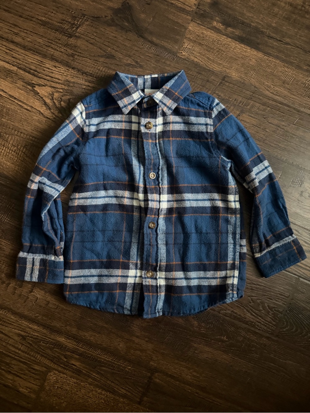 24 month button up flannel